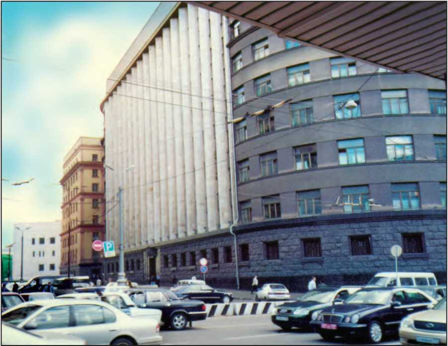 Здание ФСБ на ул. Большая Лубянка. 2003 г.