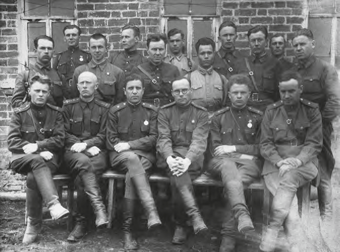 Начальники отделений «Смерш» фронтовых эвакопунктов. 1944 г.