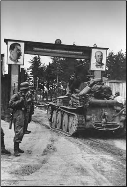 Немецкие оккупанты на советской территории. 22 июня 1941 г.