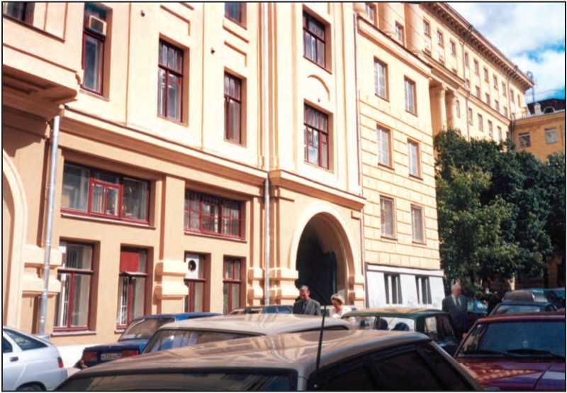 В этом здании в Кисельном переулке в Москве размещалась школа НКВД СССР