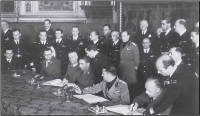 Встреча представителей стран фашистской оси. Вена, 15 июня 1941 г.
