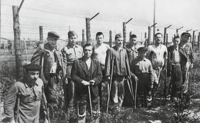 Освобожденные советские военнопленные. 1945 г.