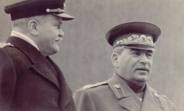 В.М. Молотов и И.В. Сталин. 1945 г.