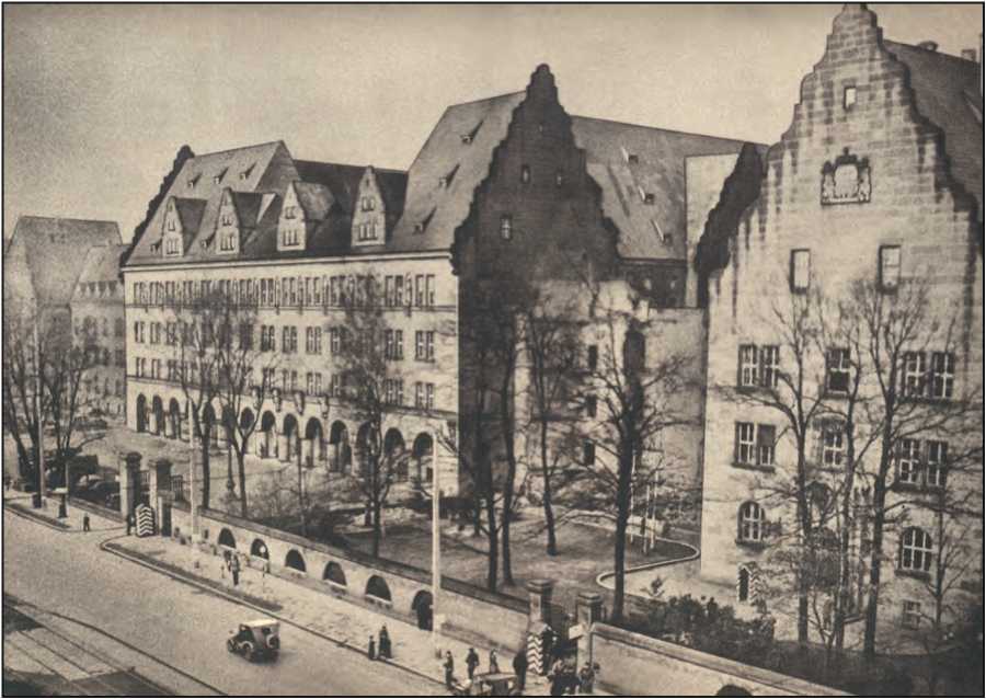 Дворец правосудия в Нюрнберге, где проходили заседания Международного трибунала